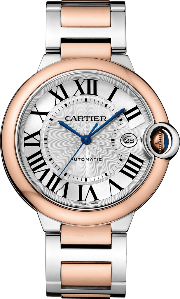 Cartier-Ballon-Bleu Relógio-de-ouro-colorido-com-diamantes
